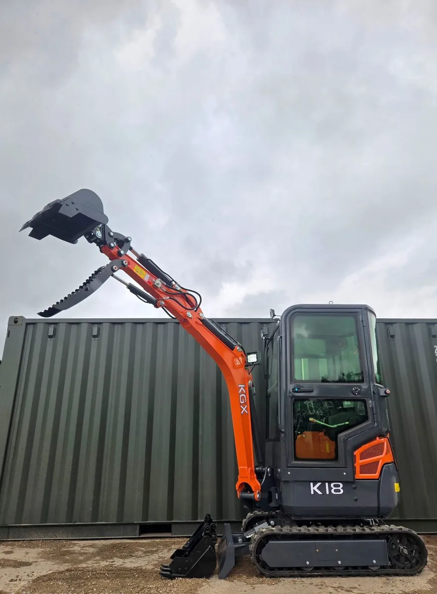NEW 2026 KGX K18 Mini Digger Excavator Kubota 3cyl - Image 3