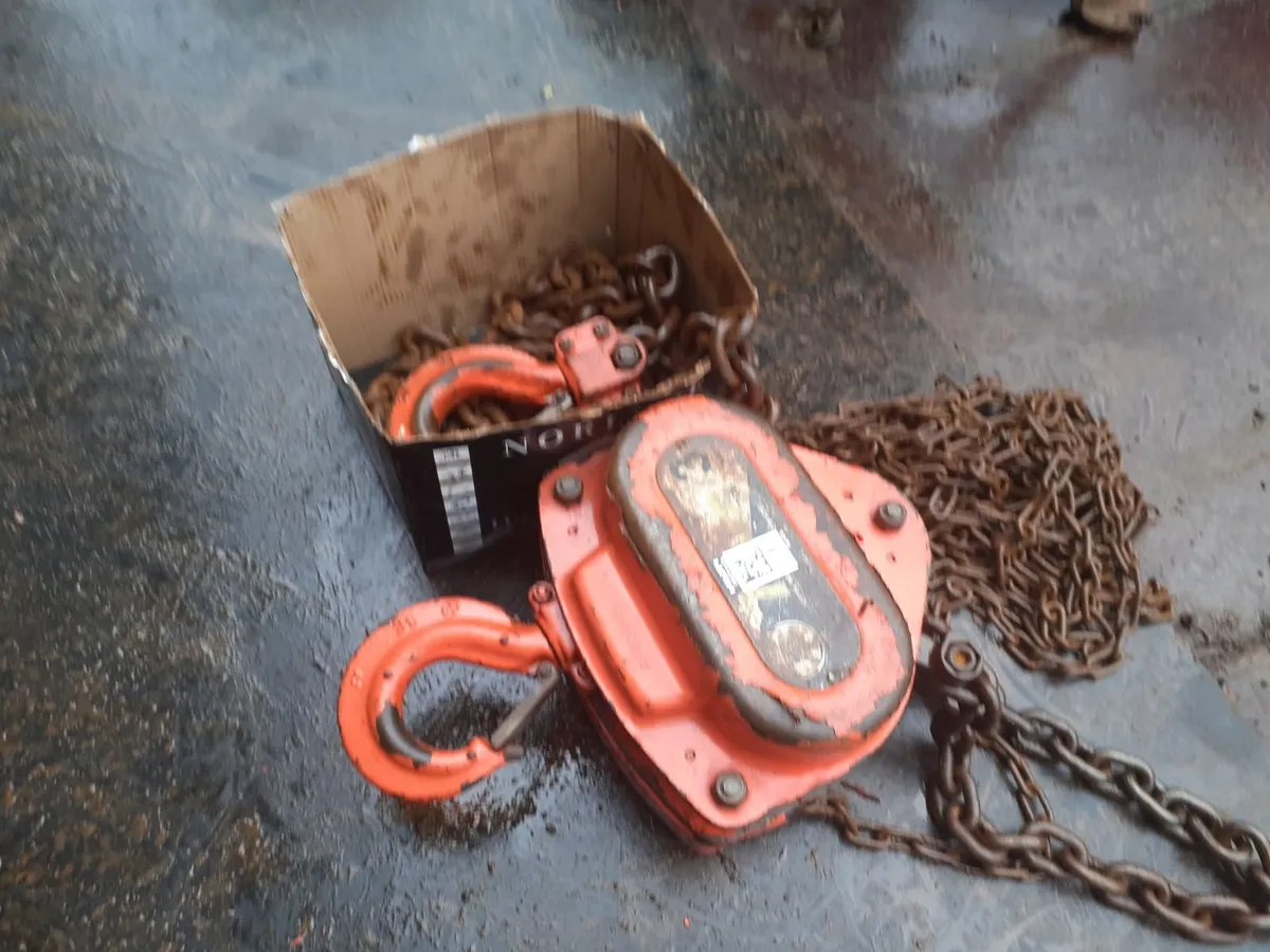 3 TON CHAIN HOIST HEAVY DUTY - Image 4