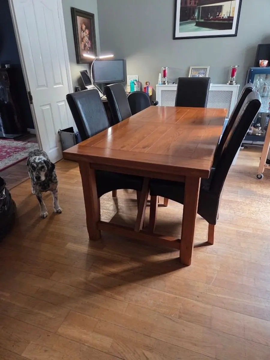 Oak Dining Table - Image 1