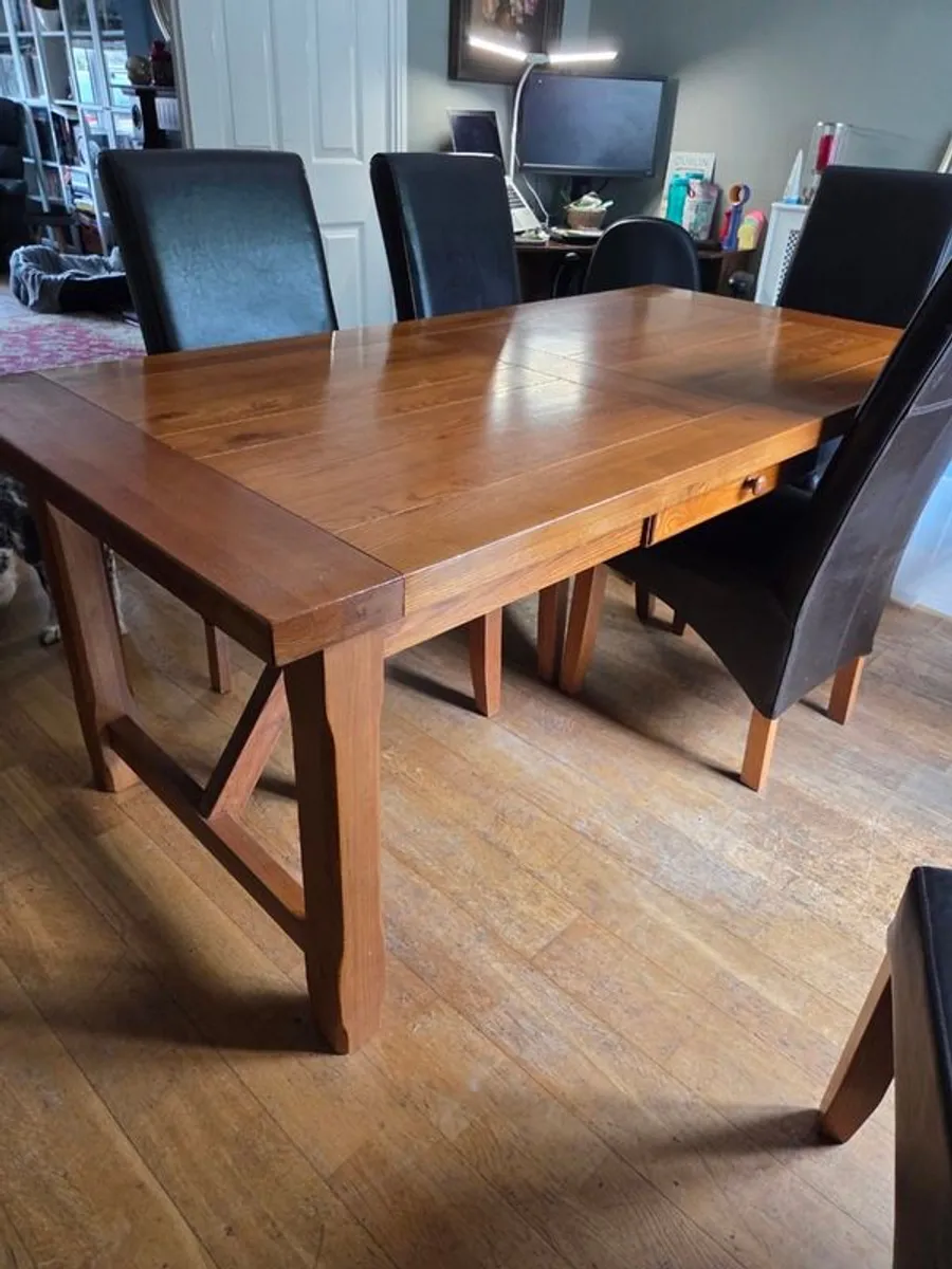 Oak Dining Table - Image 3