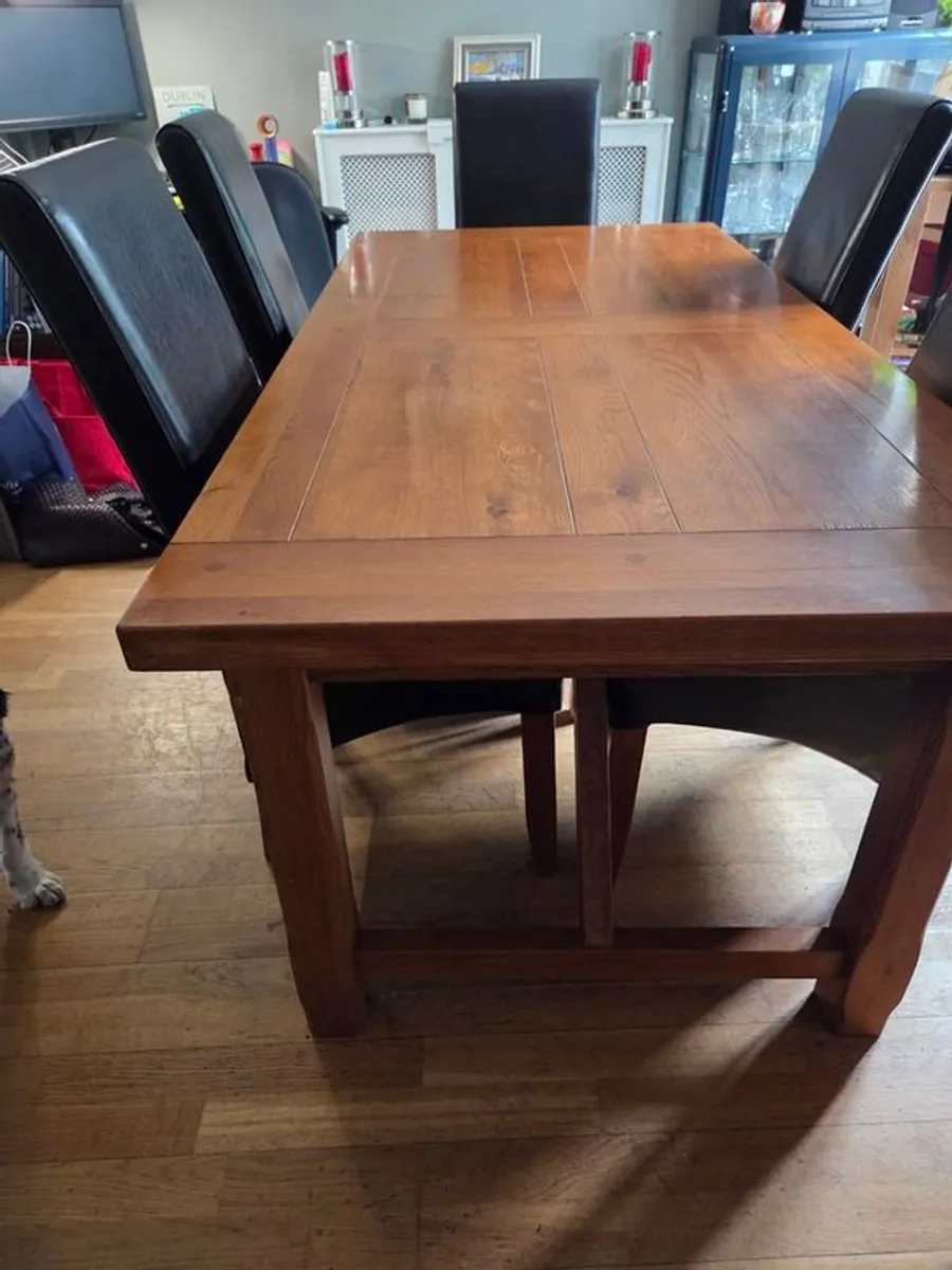 Oak Dining Table - Image 4