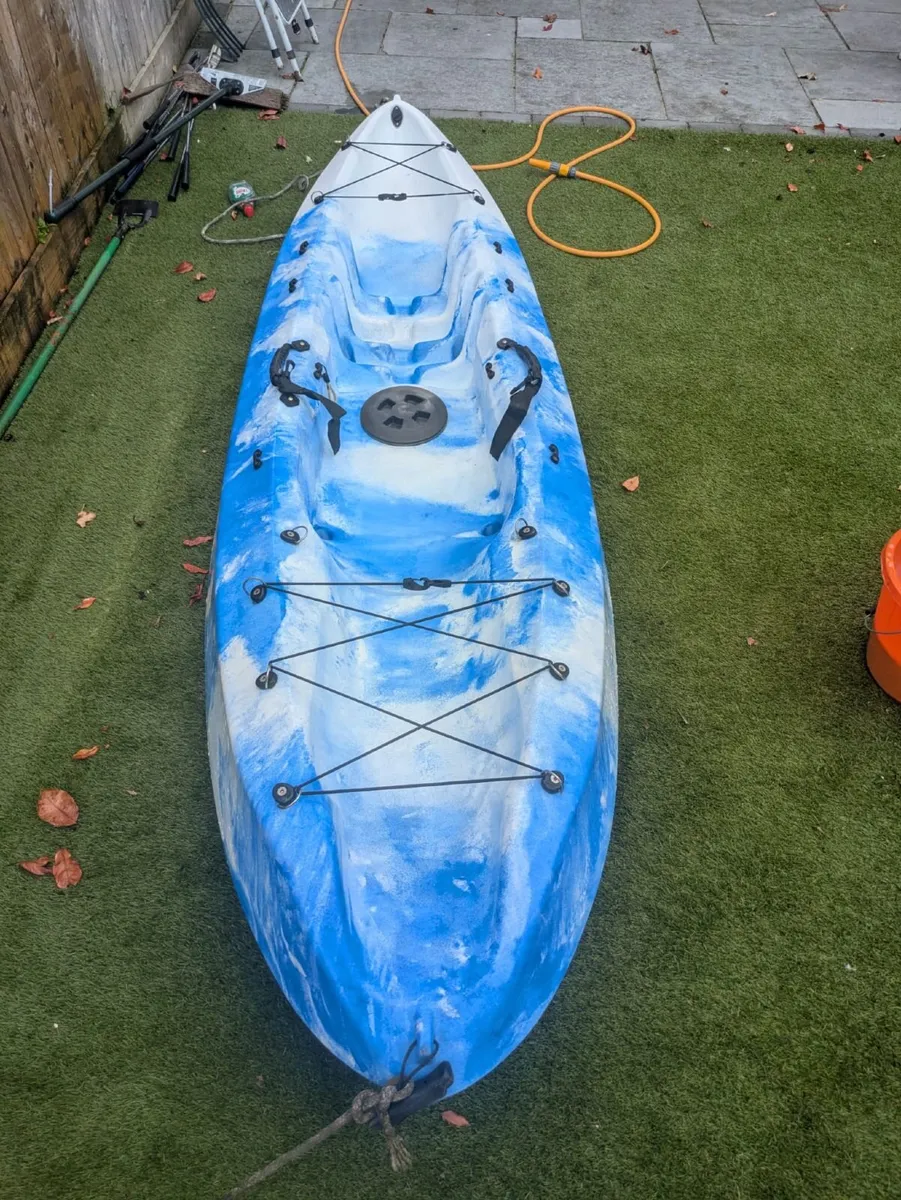 Single Sit-On-Top Kayak – 260cm – Paddle, Seat & B - Image 3