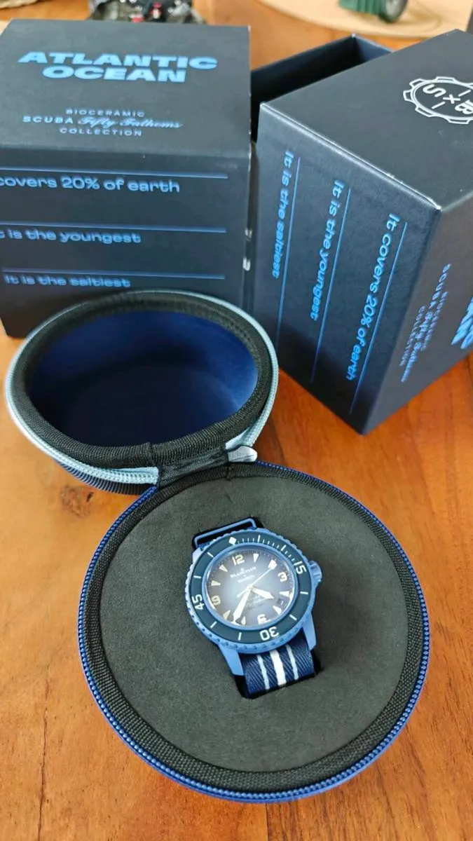 Swatch x Blancpain Fifty Fathoms Atlantic Ocean - Image 1
