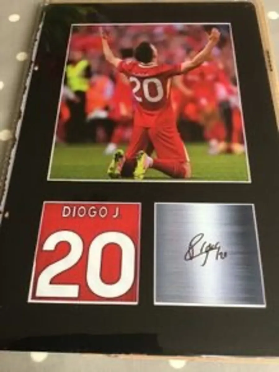 Diogo Jota (Liverpool) commemorative Plaque