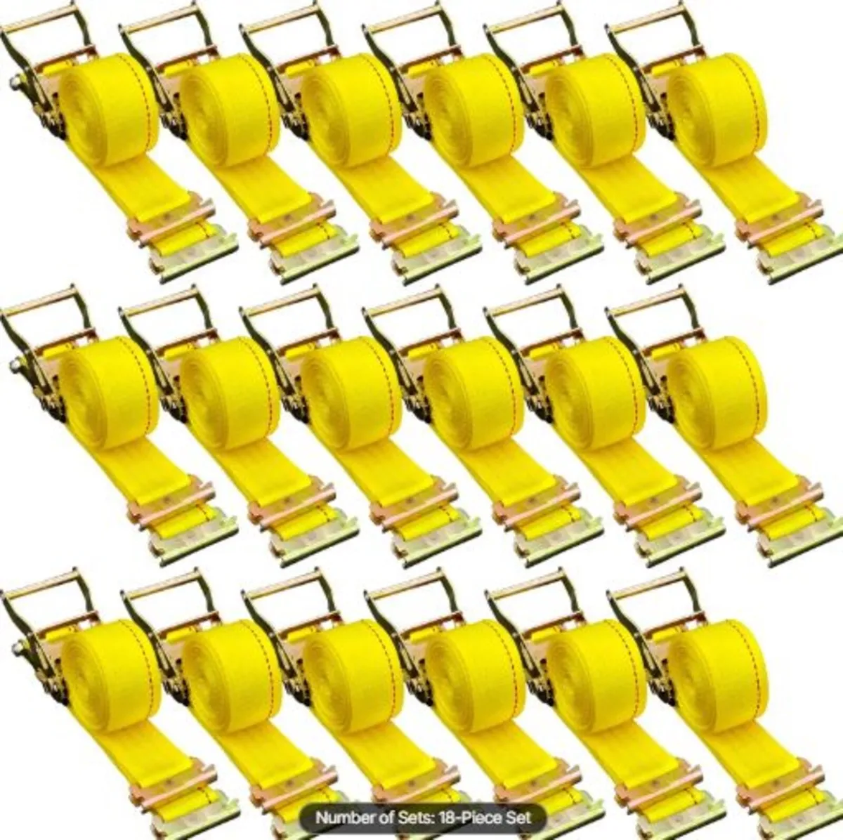 E-Track Ratchet Strap, 18 Pack 2" x 15' E Track - Image 1