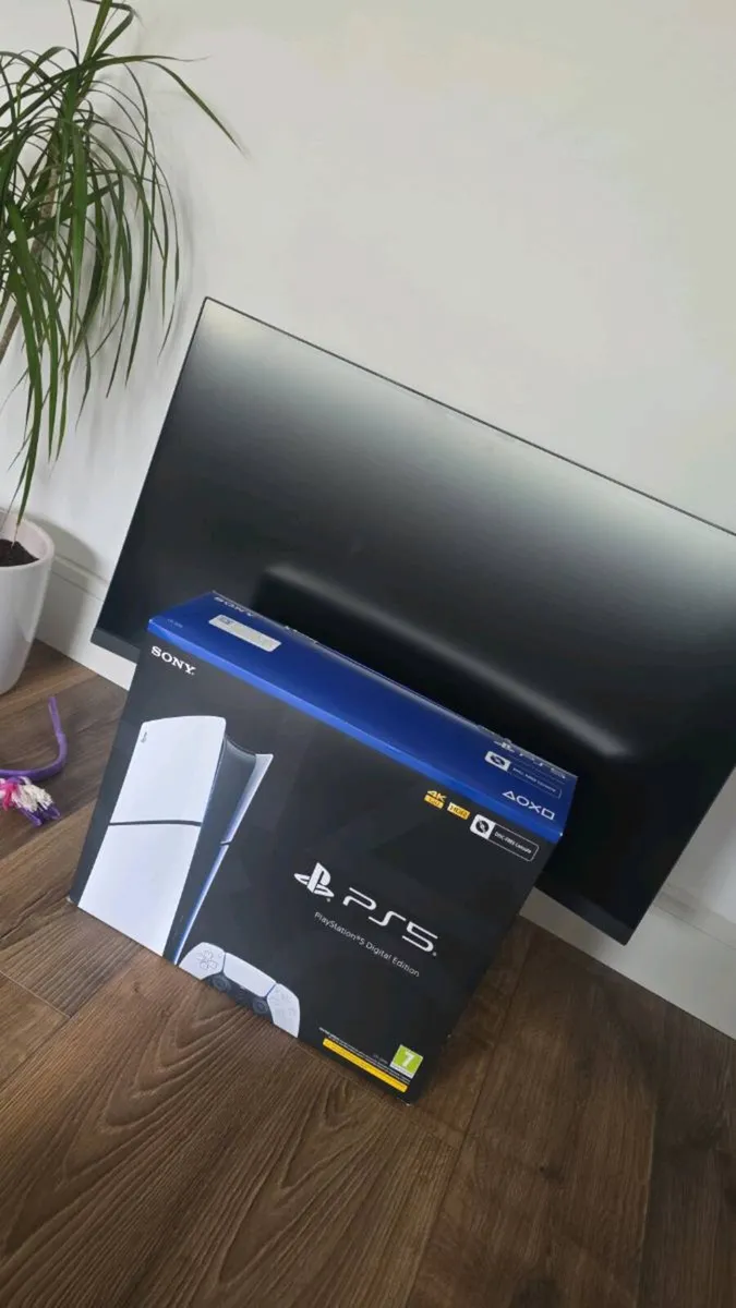 Ps5 Digital Edition Boxed with Vertical Stand - Image 1