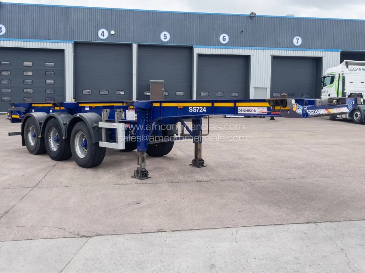 2020 DENNISON SLIDING SKELETAL TRAILER - Image 1