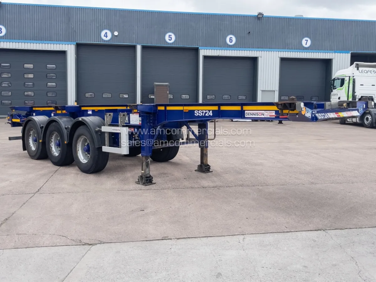 2020 DENNISON SLIDING SKELETAL TRAILER - Image 1