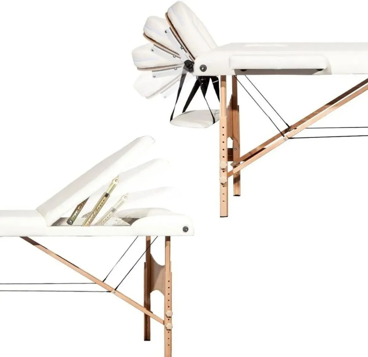 Massage Bed Table Portable 3 Section Beauty Bed - Image 3