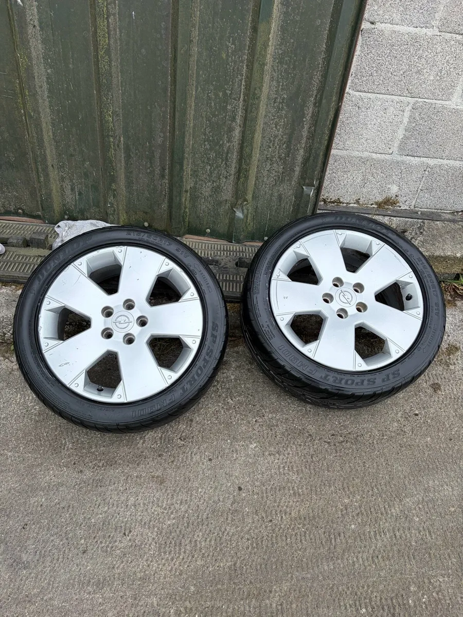 17 Inch opel alloy wheels - Image 1