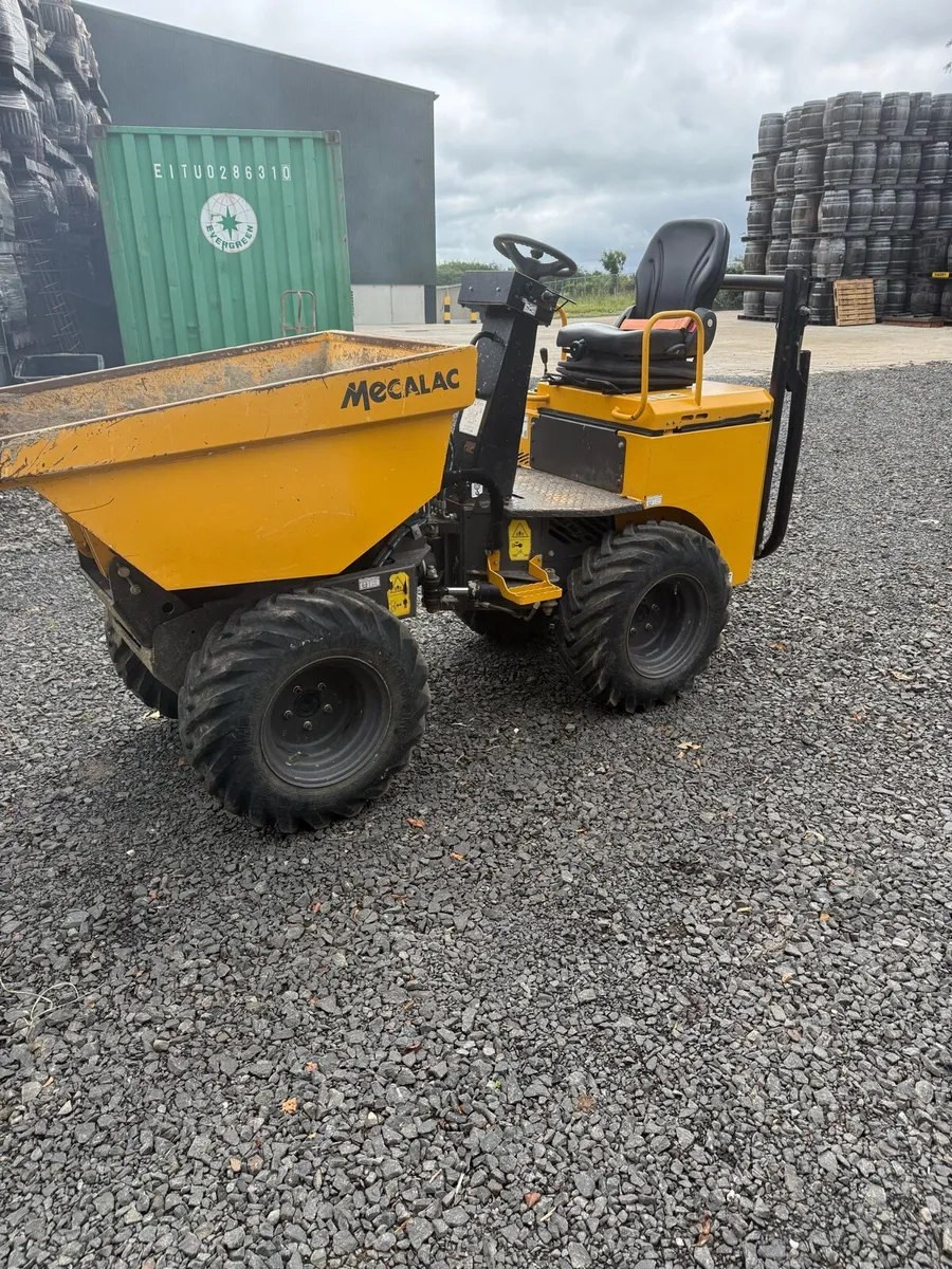 Mecalac 1 ton dumper - Image 1
