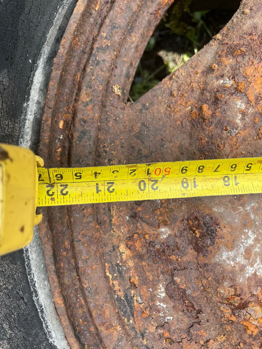 Vintage Tractor Wheels - Image 4
