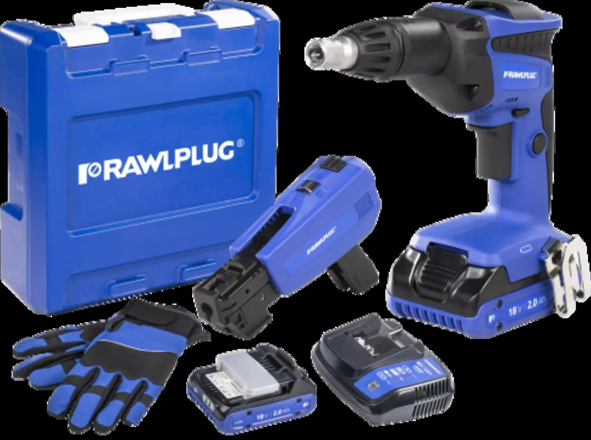 Rawlplug 18v Cordless Auto feed  screw gun. Plaste - Image 2