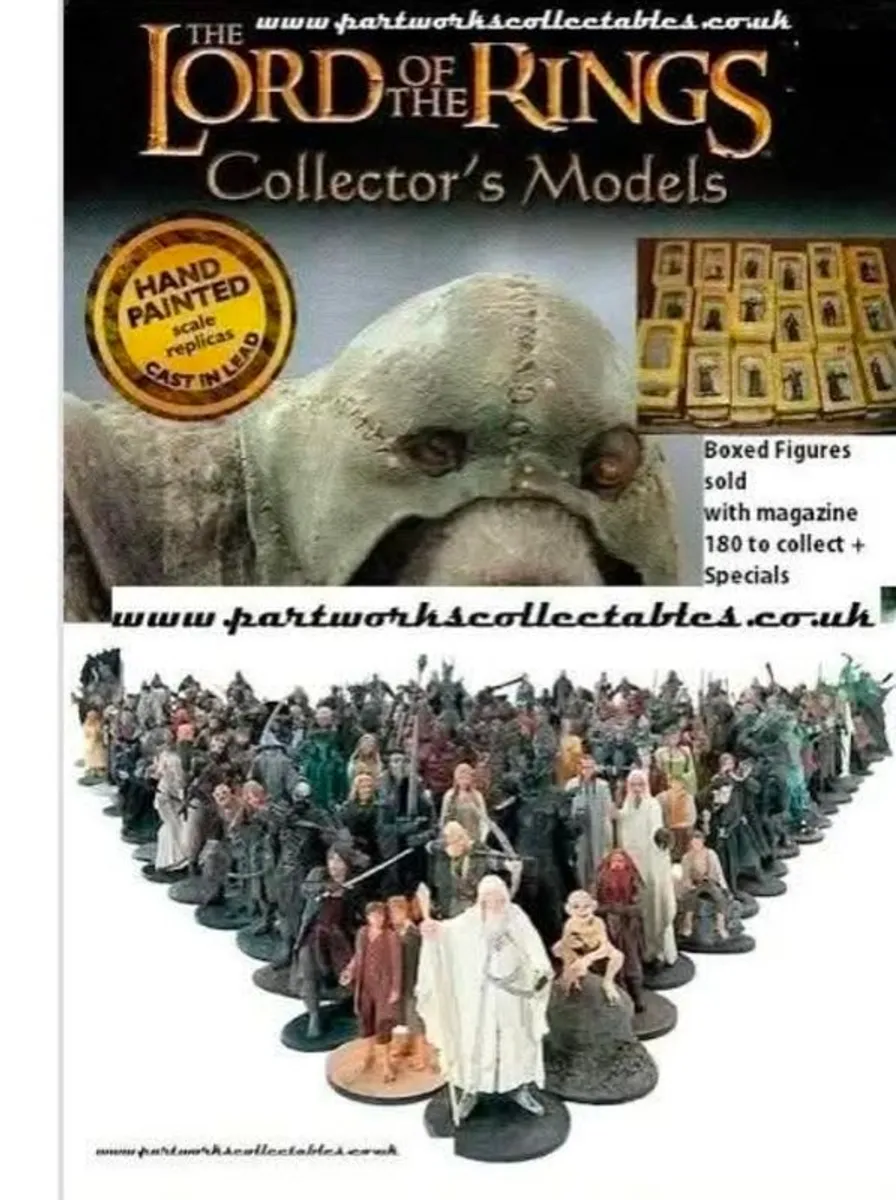 Eaglemoss lord of the rings full set + extras - Image 1