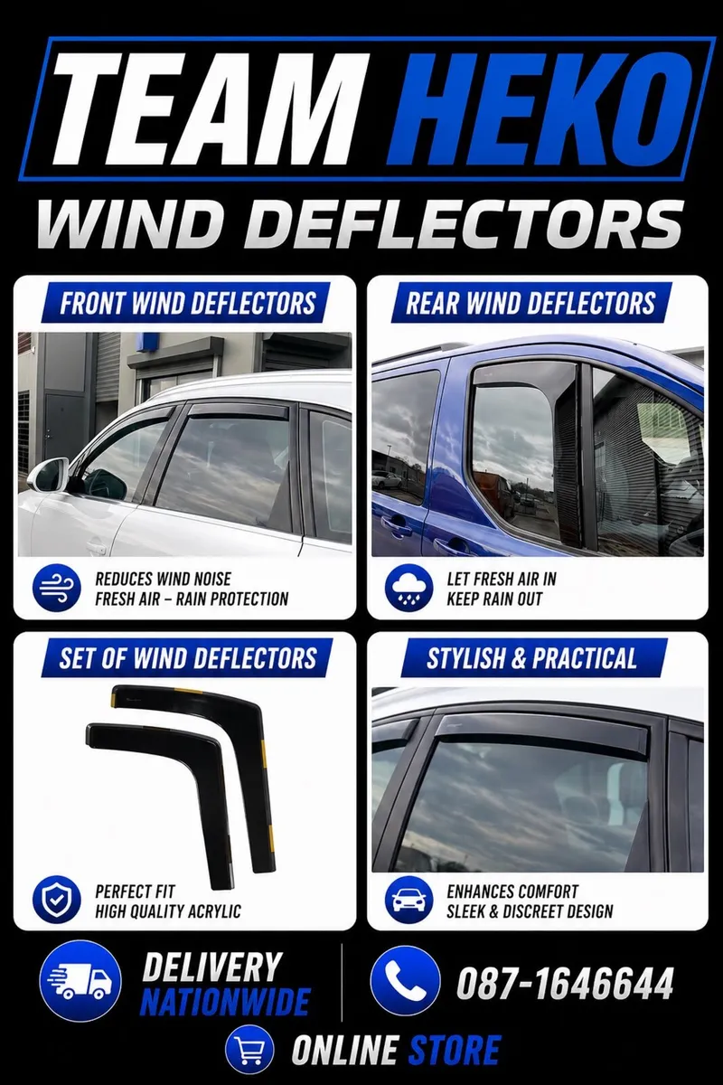 •Wind Deflectors• TEAM HEKO 👉ONLINE ORDERING - Image 1