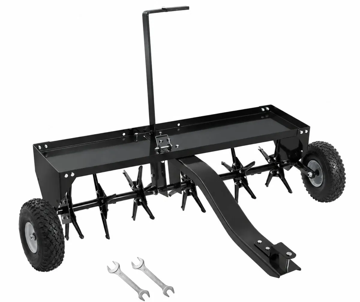 40 Inch Tow Behind Plug Lawn Aerator for Ride On M - Image 1