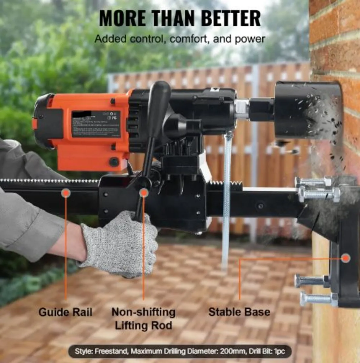 Wet&Dry Diamond Core Drill Machine Concrete Core - Image 3