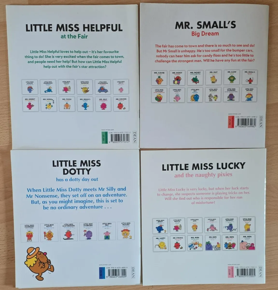 Mr Men Large Paperback Books 21x23cm. Any 4 x 10 e - Image 4