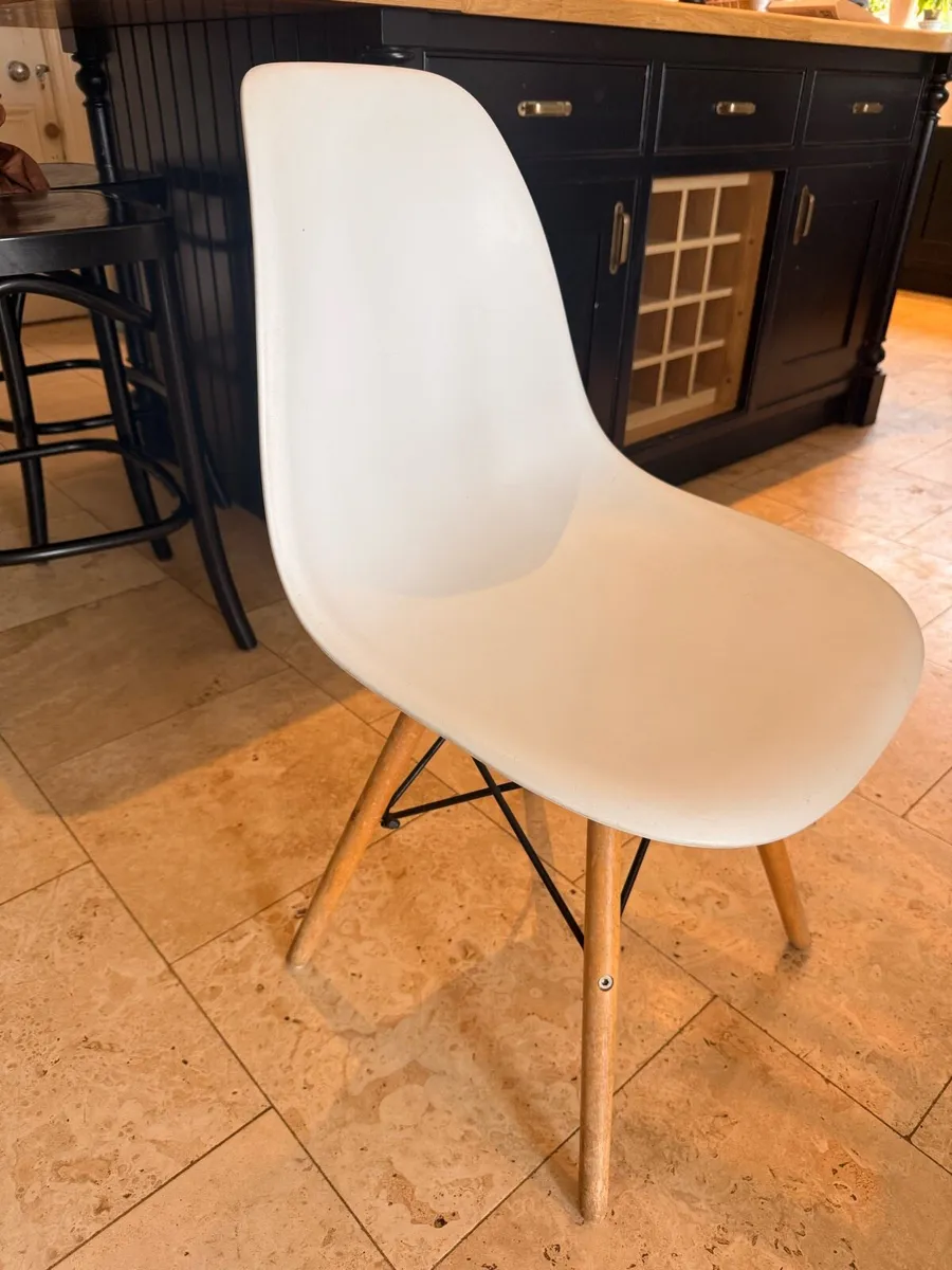 Eames style dining chairs - Image 1