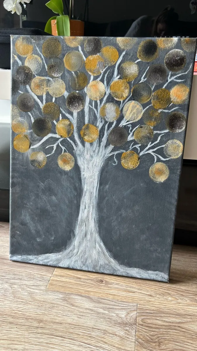 “Tree of Light” – Original Acrylic Painting - Image 4