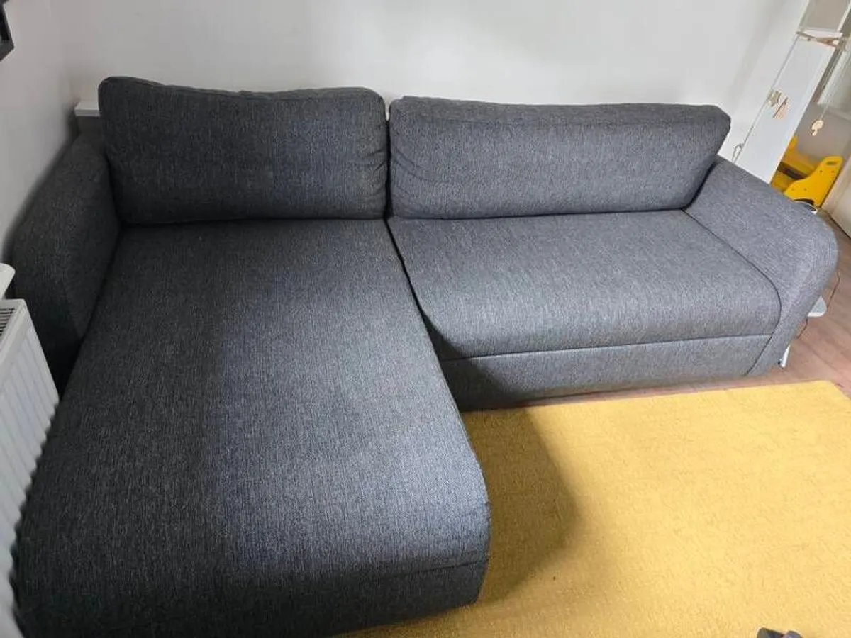 Sofabed with storage 3 seater - Image 2