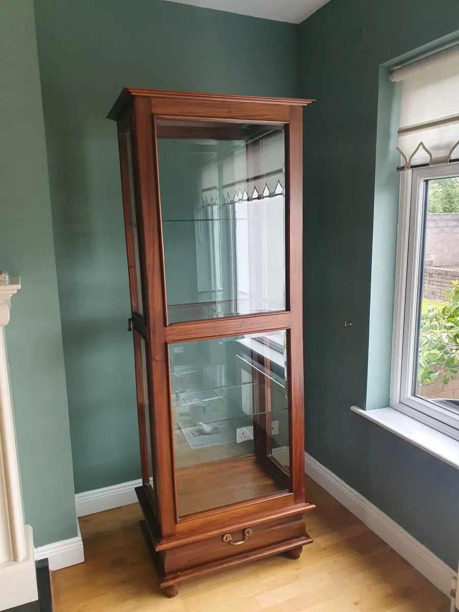 Mahogany Display Cabinet - Image 2