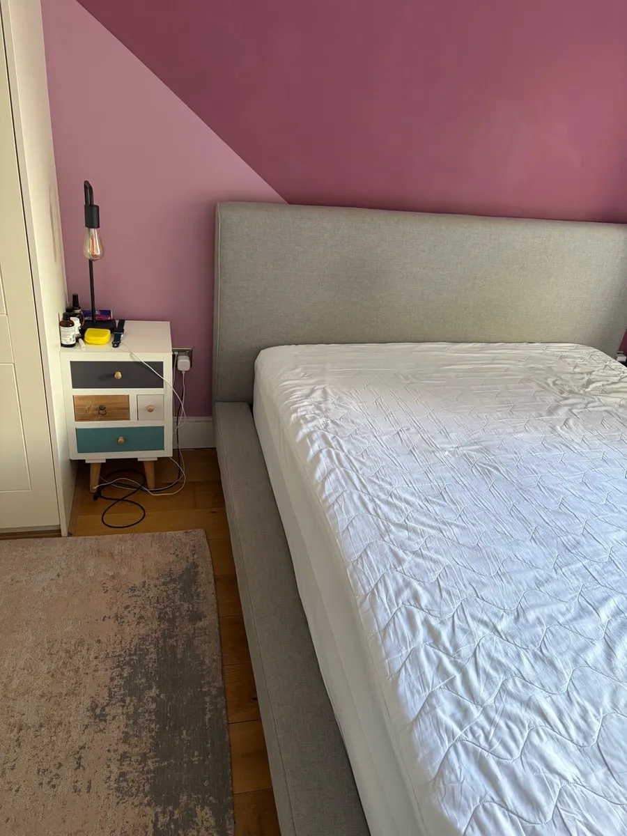 King Size West Elm bed frame - Image 3