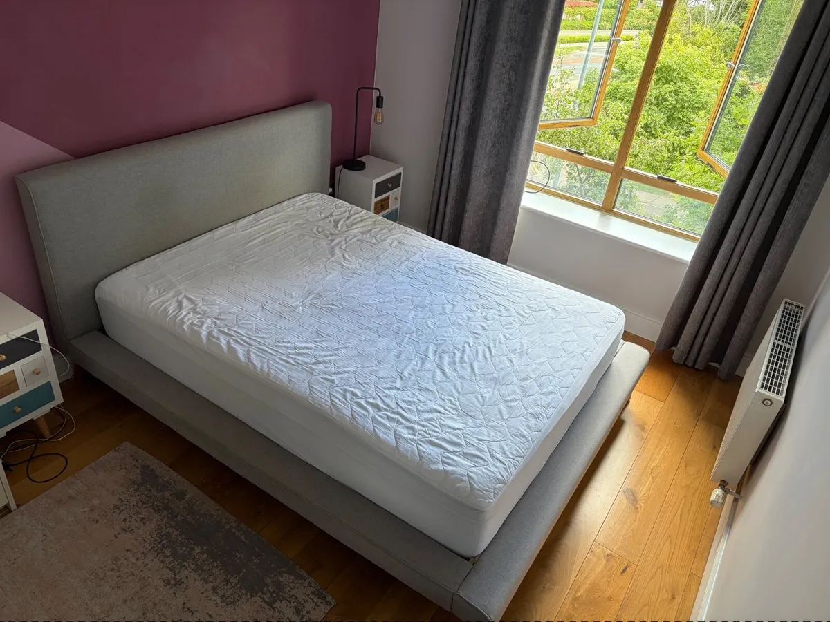 King Size West Elm bed frame - Image 4