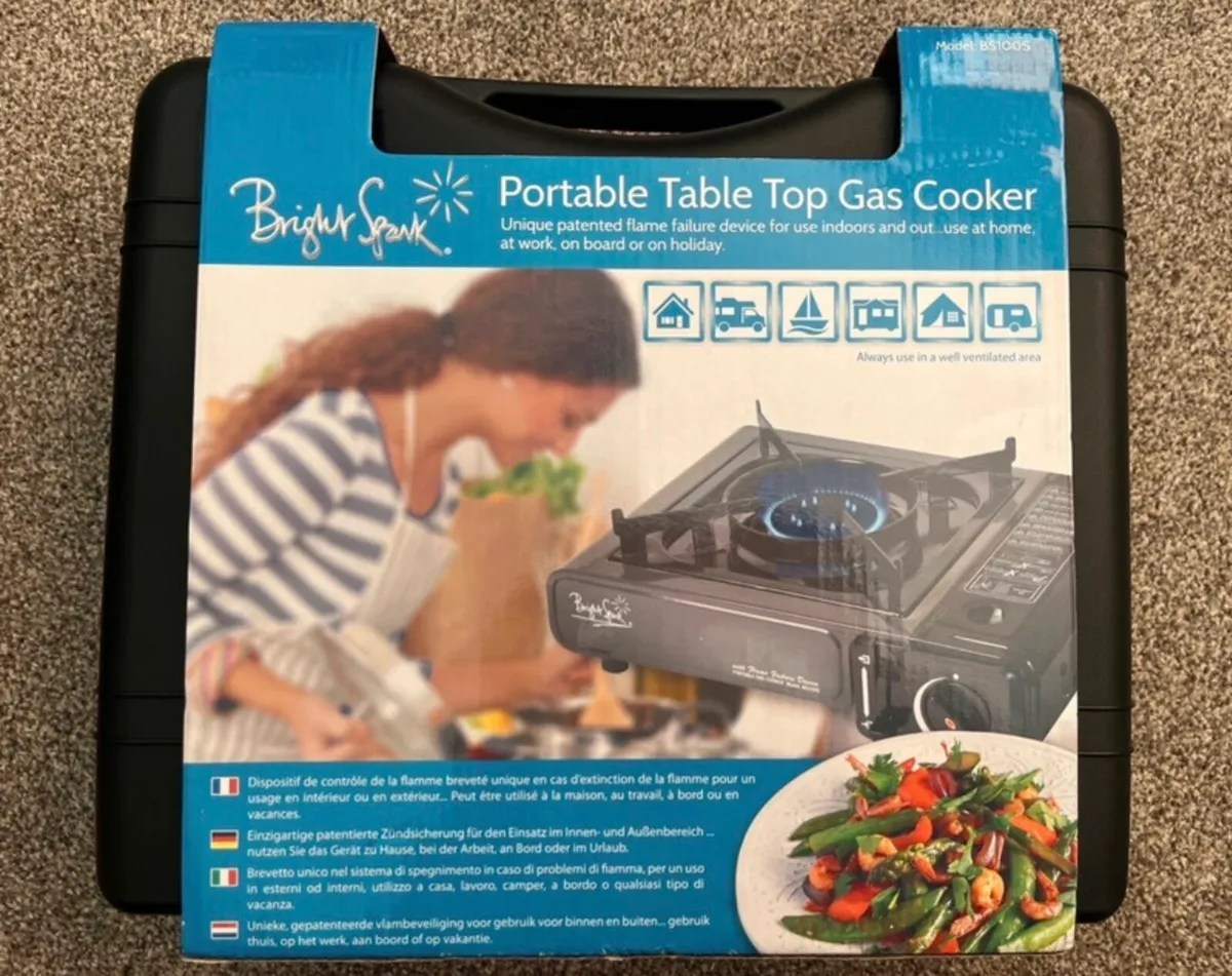 NEW Bright Spark Table Top Gas Cooker - Image 1