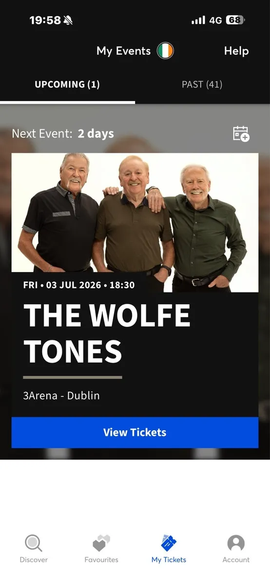 Wolfe Tone tickets