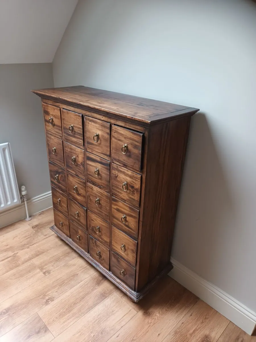 20 drawer vintage style Apothecary cabinet - Image 1