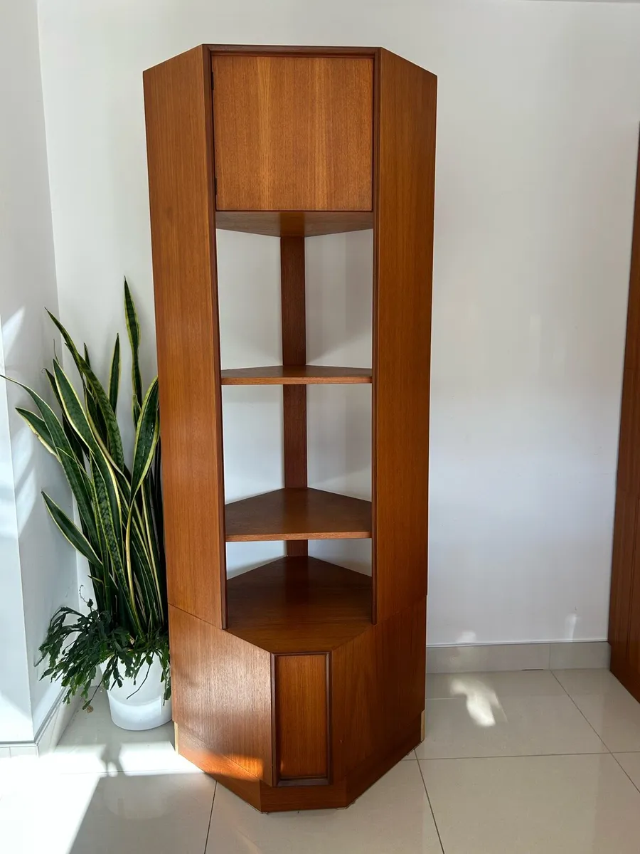 G Plan Teak wall display cabinet retro vintage - Image 3