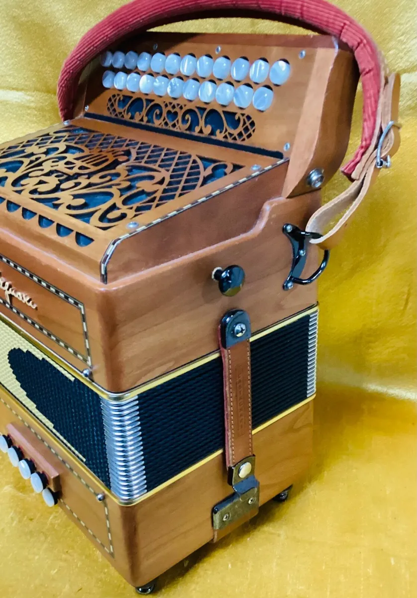 USED DINN III C#/D CASTAGNARI 3 VOICE ACCORDION - Image 4