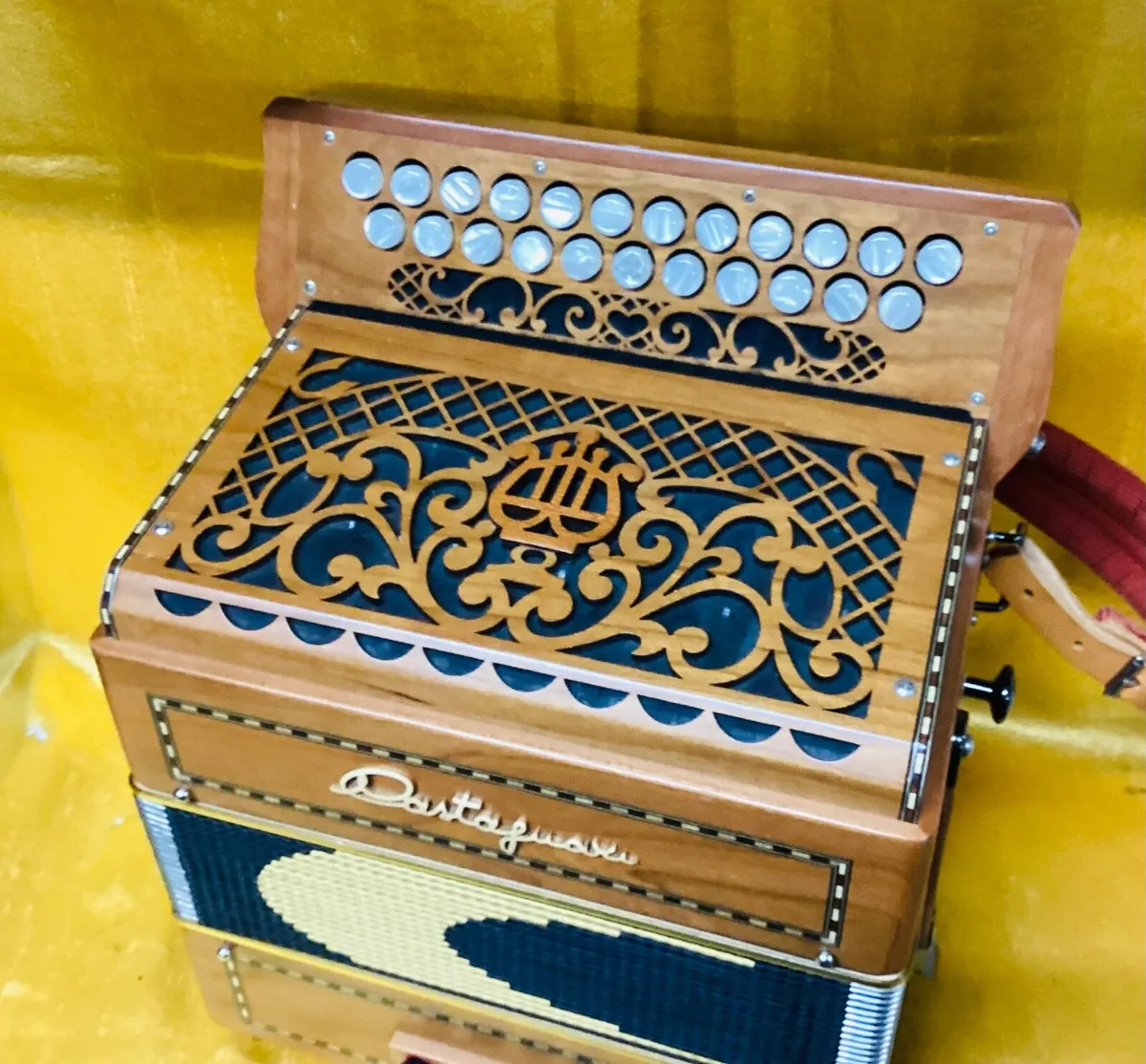 USED DINN III C#/D CASTAGNARI 3 VOICE ACCORDION - Image 3