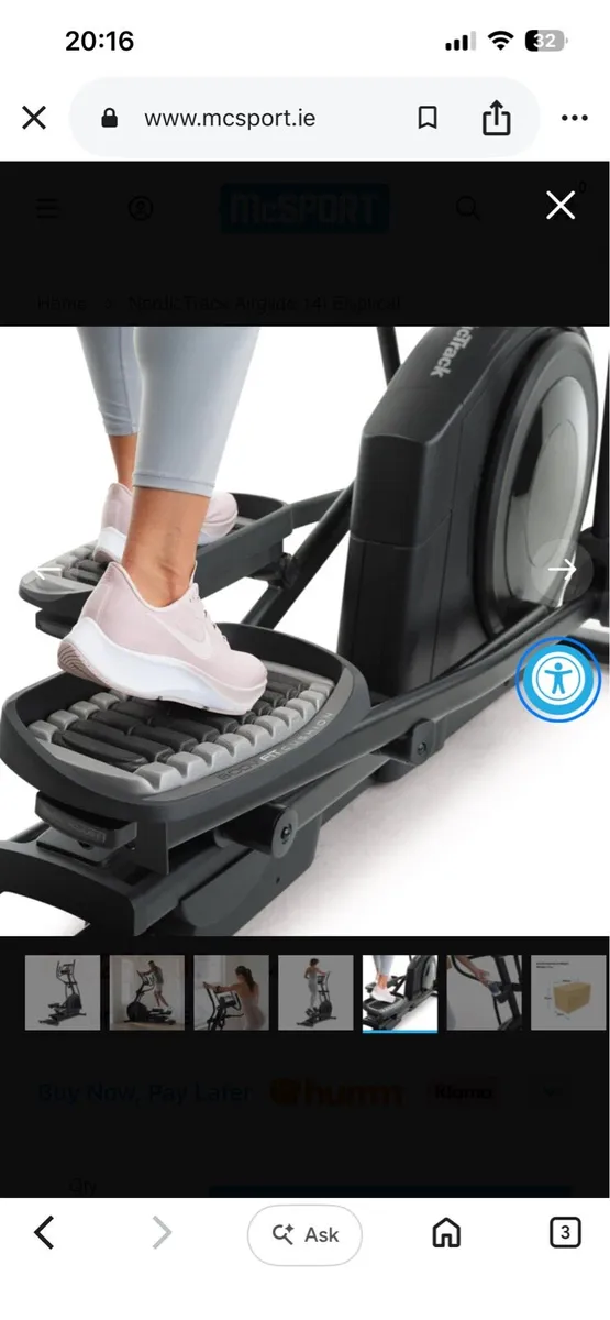 NordicTrack Airglide 14i Elliptical - Image 2