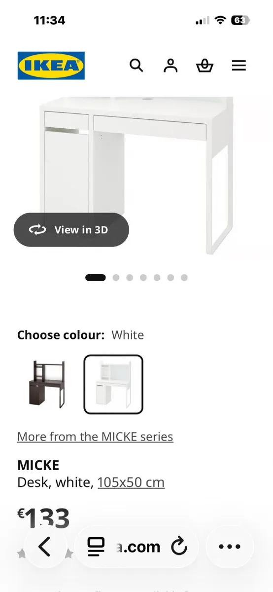 IKEA desk - Image 1