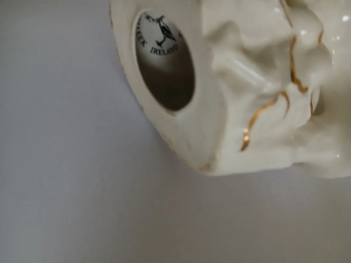 Beleek white eagle figurines - Image 3