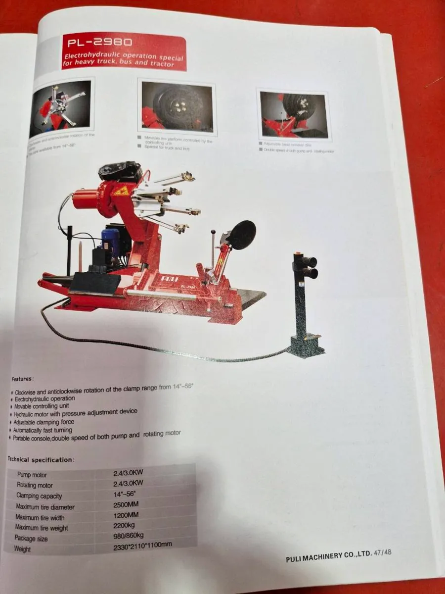 Patch 26" truck & bus tyre changer. - Image 2