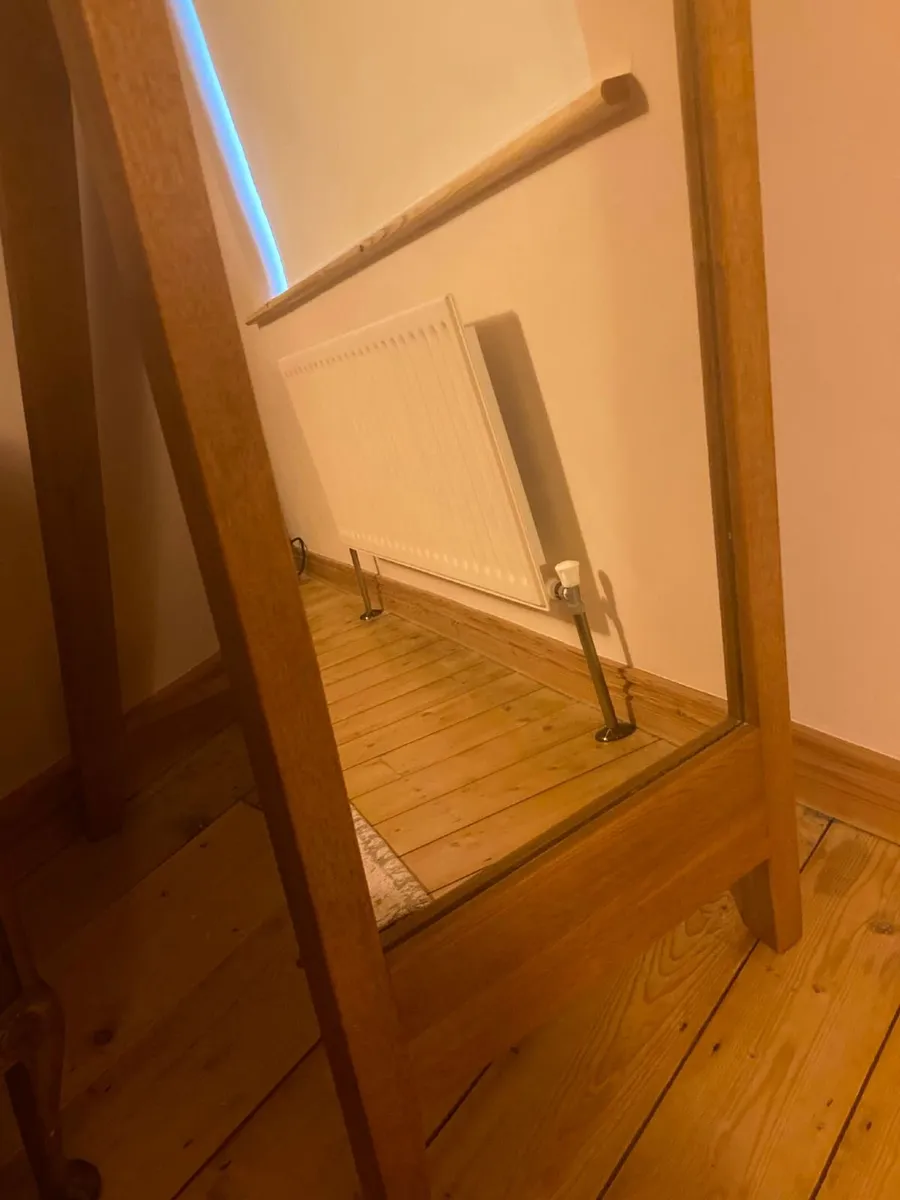Oak Cheval Freestanding Mirror - Image 3