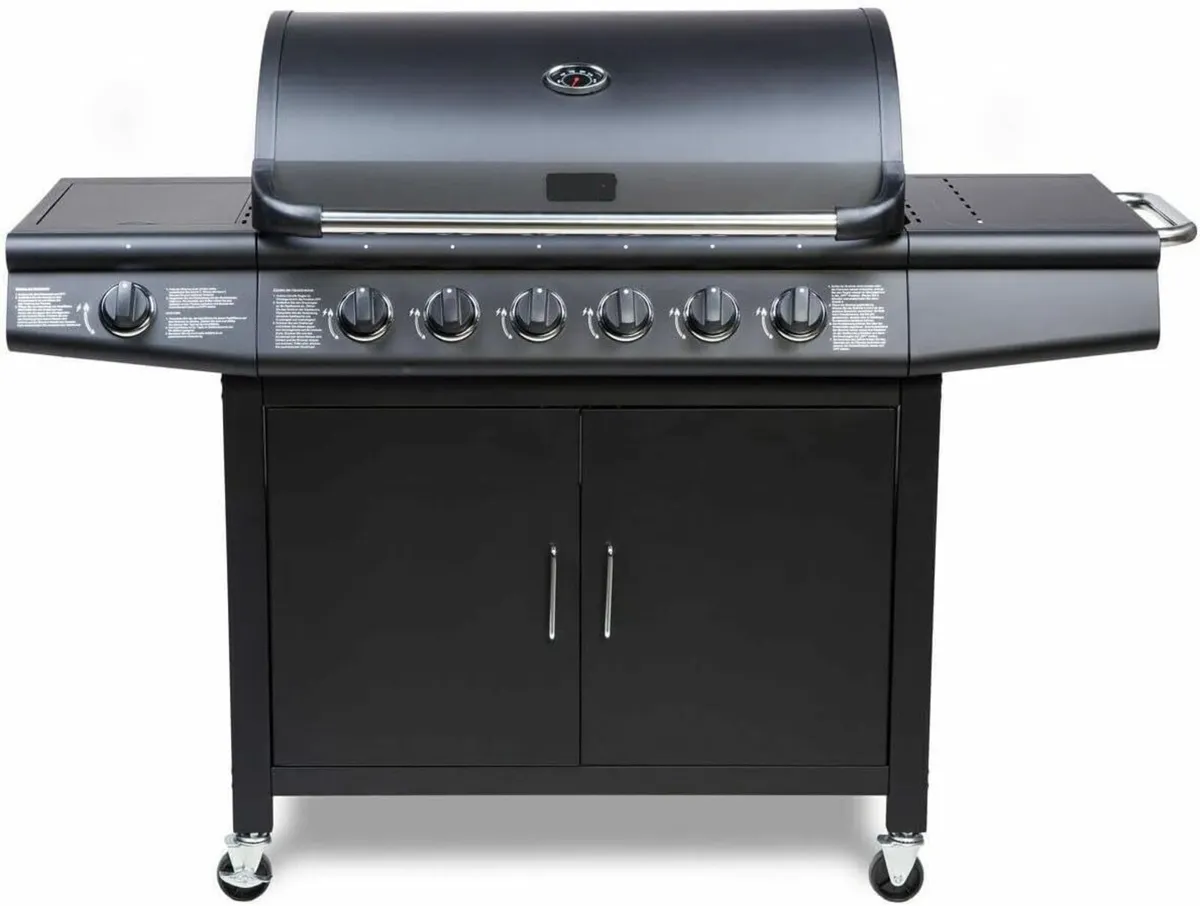 Pro Deluxe 7-Burner Gas Grill with 6+1 Burners - Image 2