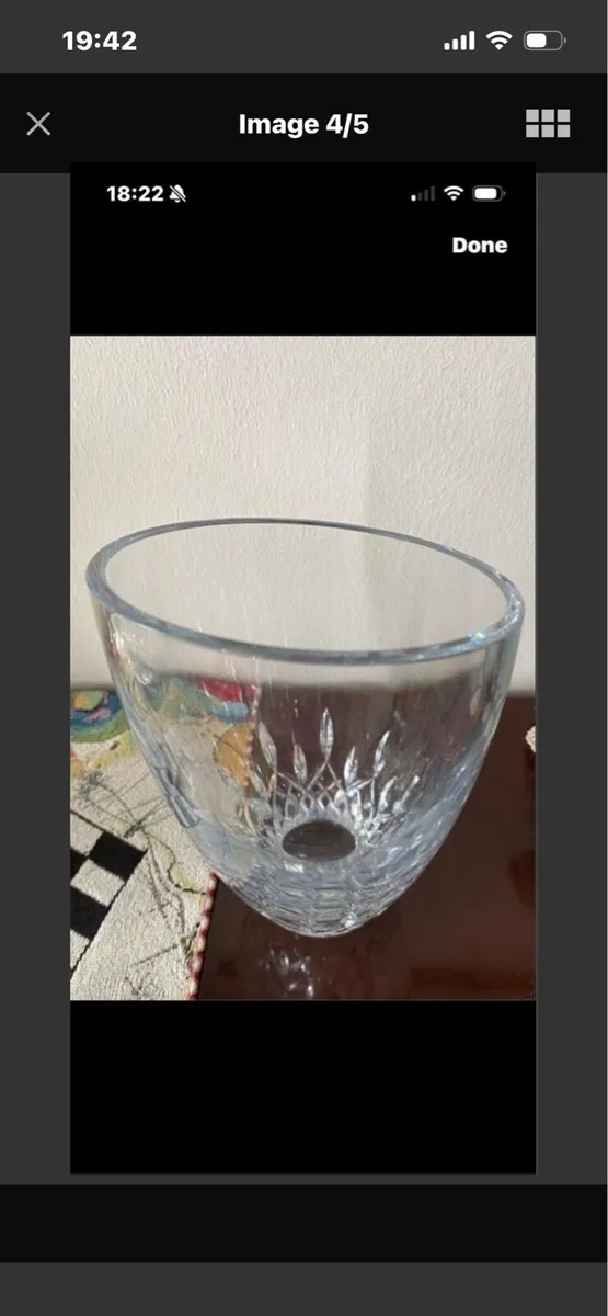 Waterford Crystal Lismore Essence Angular Vase - Image 4