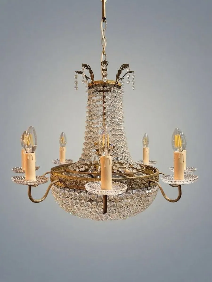 Fabulous French Empire Style 20th Century Chandelier . - Image 3