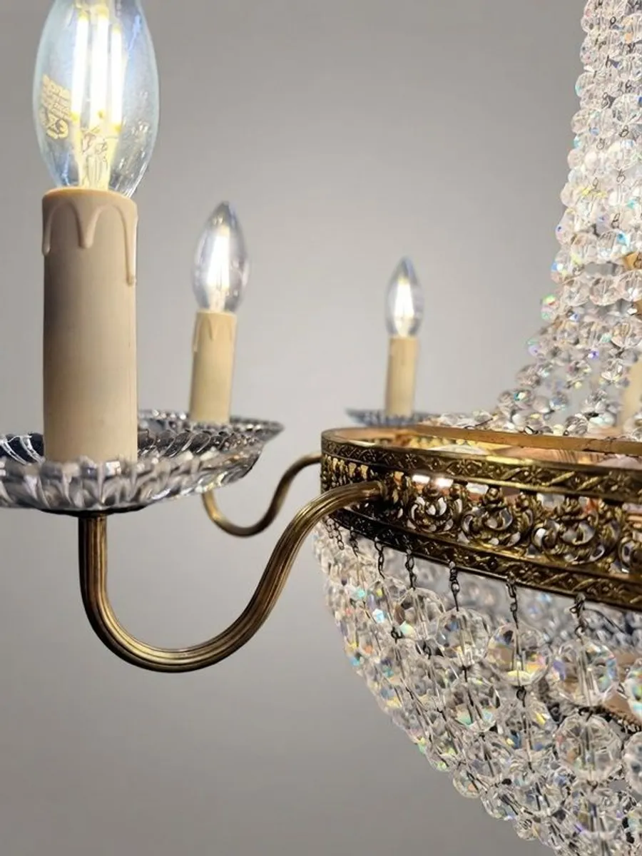Fabulous French Empire Style 20th Century Chandelier . - Image 4