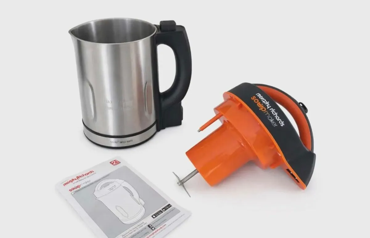 Morphy Richards Soup Maker 1.6L – Stainless Steel - Image 1