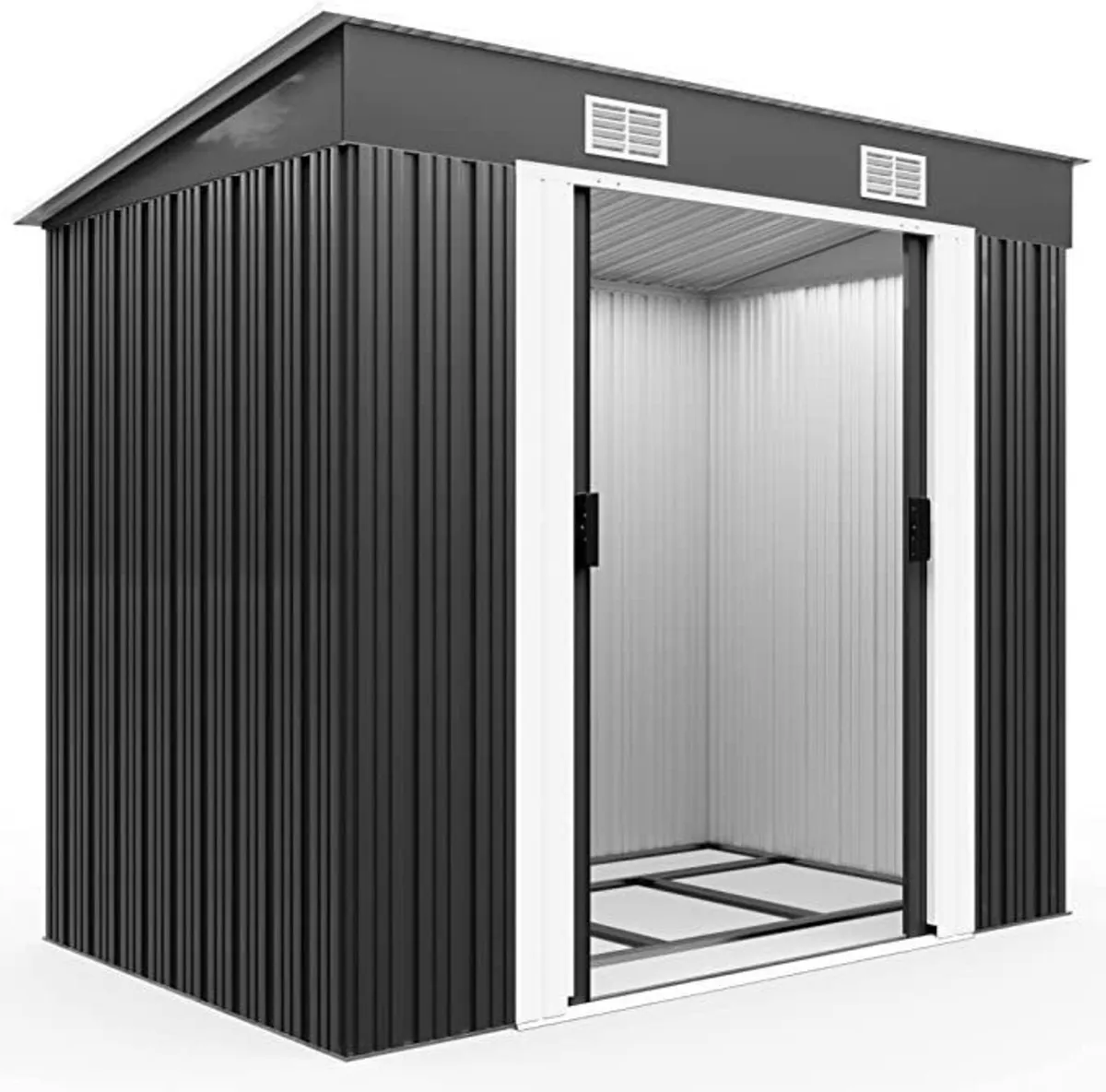 Metal Garden Shed – 6.6 ft x 4.1 ft x 6.1 ft (Appr - Image 2