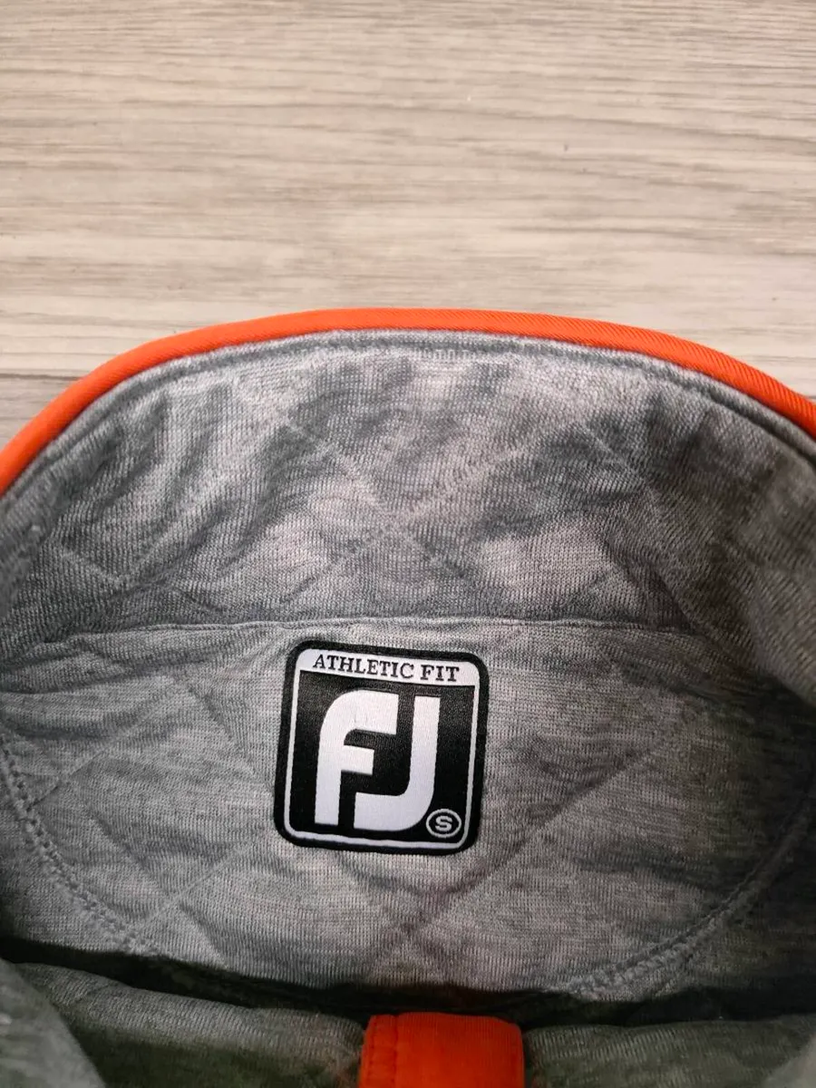 FootJoy FJ Quilted Half Zip Golf Jumper Top Mens S - Image 4