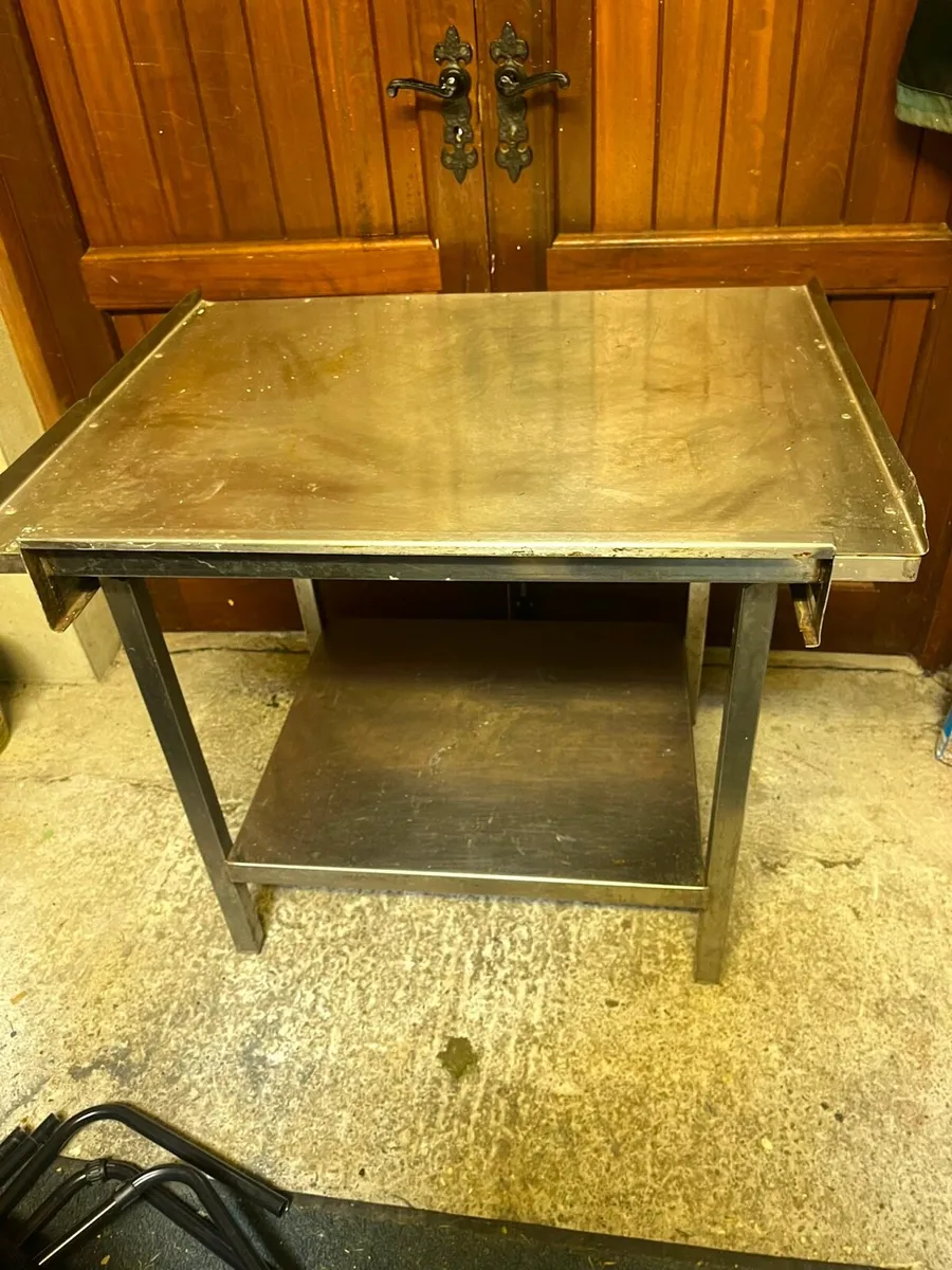 Stainless Steel Commercial Table - Image 1
