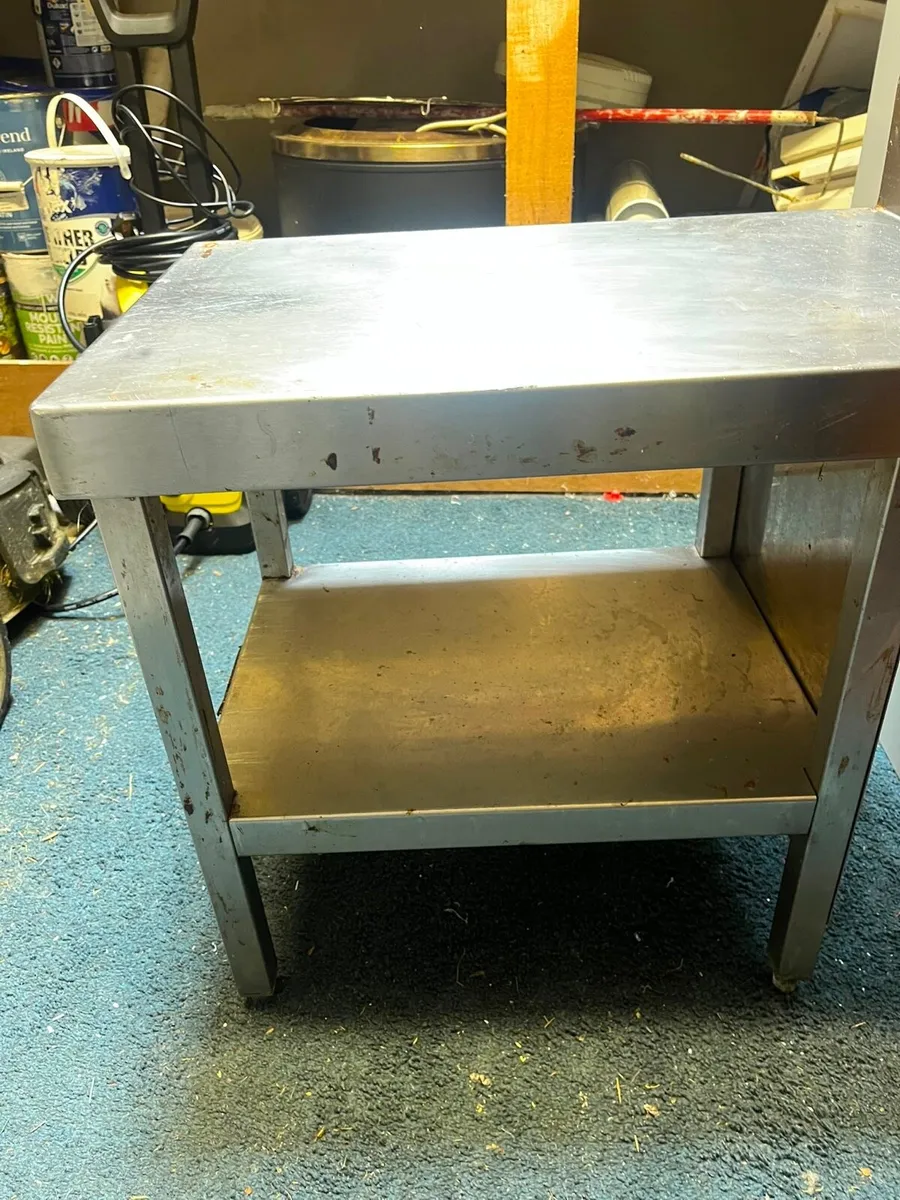 Stainless Steel Commercial Table - Image 2