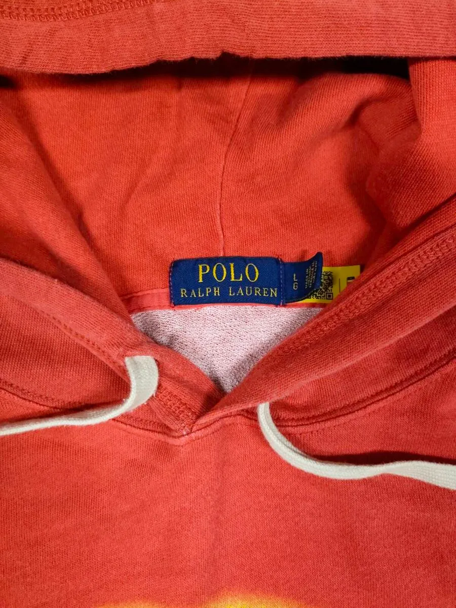Polo Ralph Lauren Cotton Hoodie Mens Large - Image 4