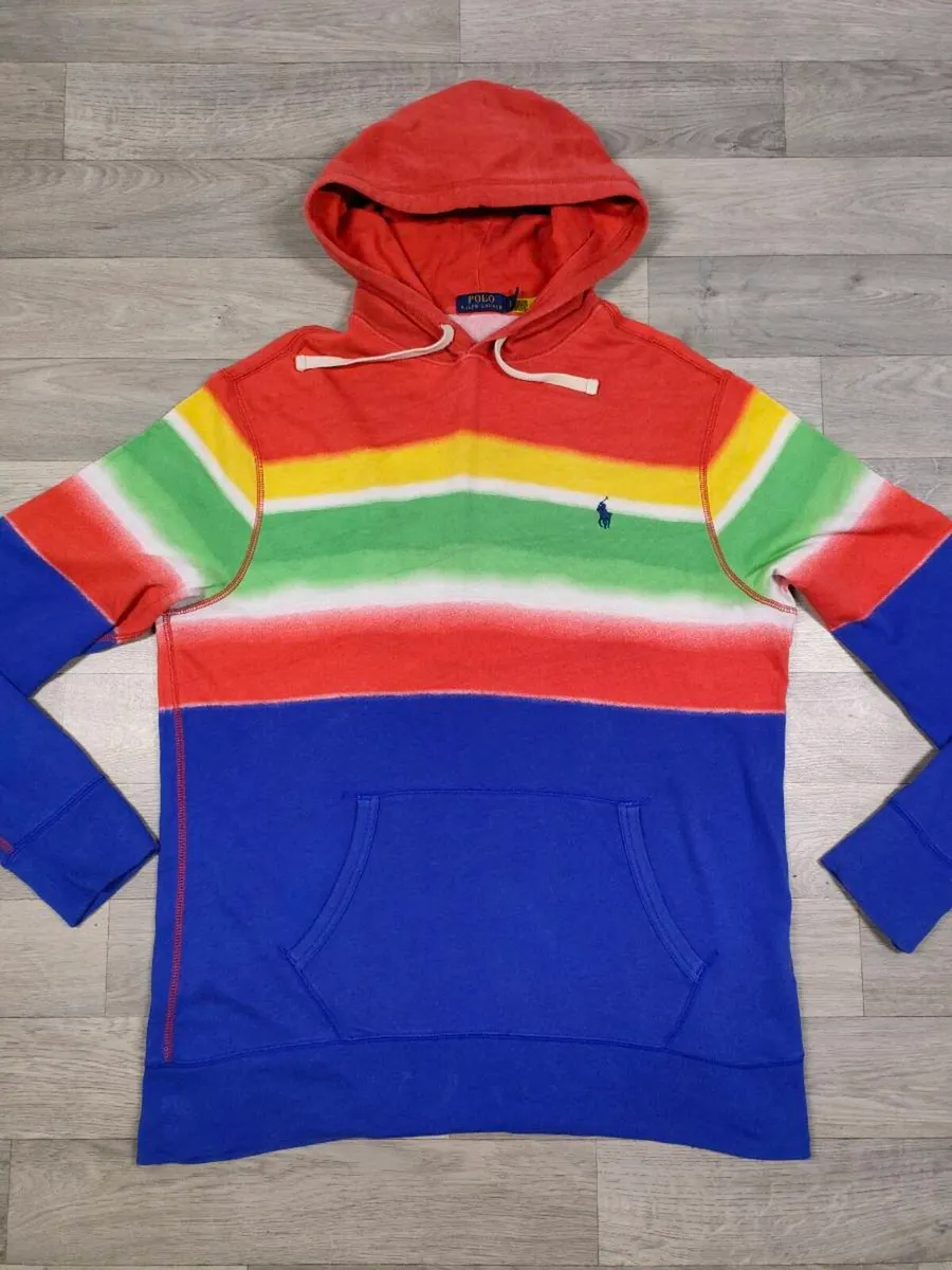 Polo Ralph Lauren Cotton Hoodie Mens Large - Image 2